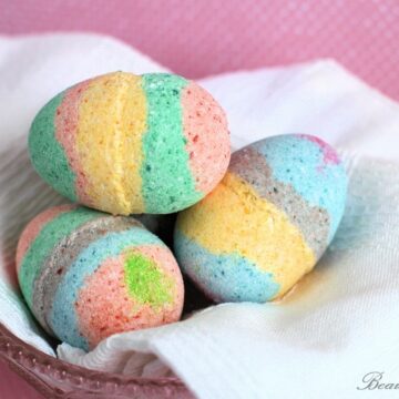 DIY Easter Egg Bath Bombs Recipe