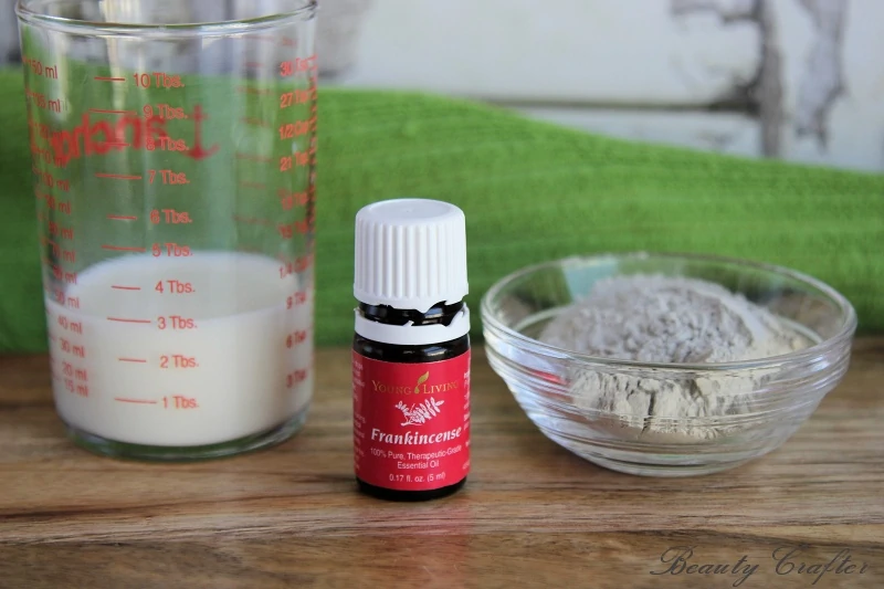 DIY Purifying Frankincense and French Green Clay Facial Mask