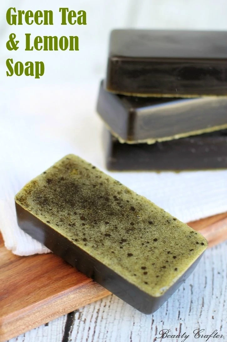 Homemade Green Tea & Lemon Soap Recipe