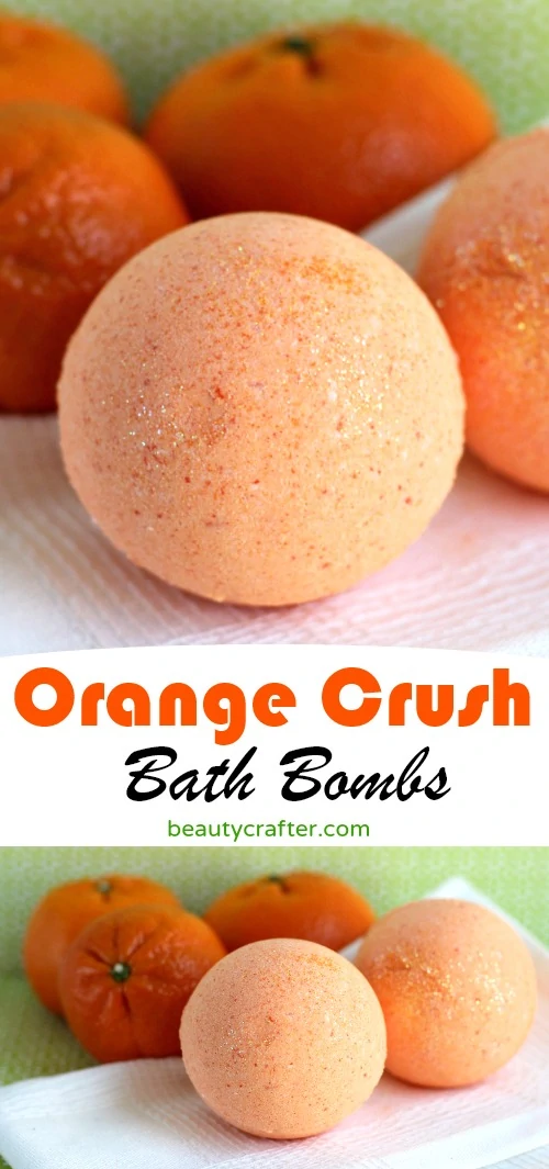 Orange Bath Bombs DIY