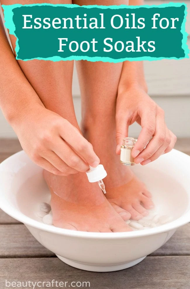 Huiles essentielles pour bain de pieds