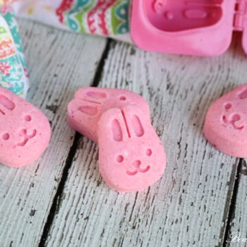 Easter Bath Bombs - bunny