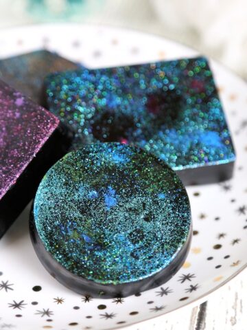 Activated Charcoal Soap Recipe and DIY Galaxy Soap
