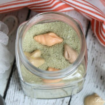Green Tea Lemongrass Beach Sand Bath Salts