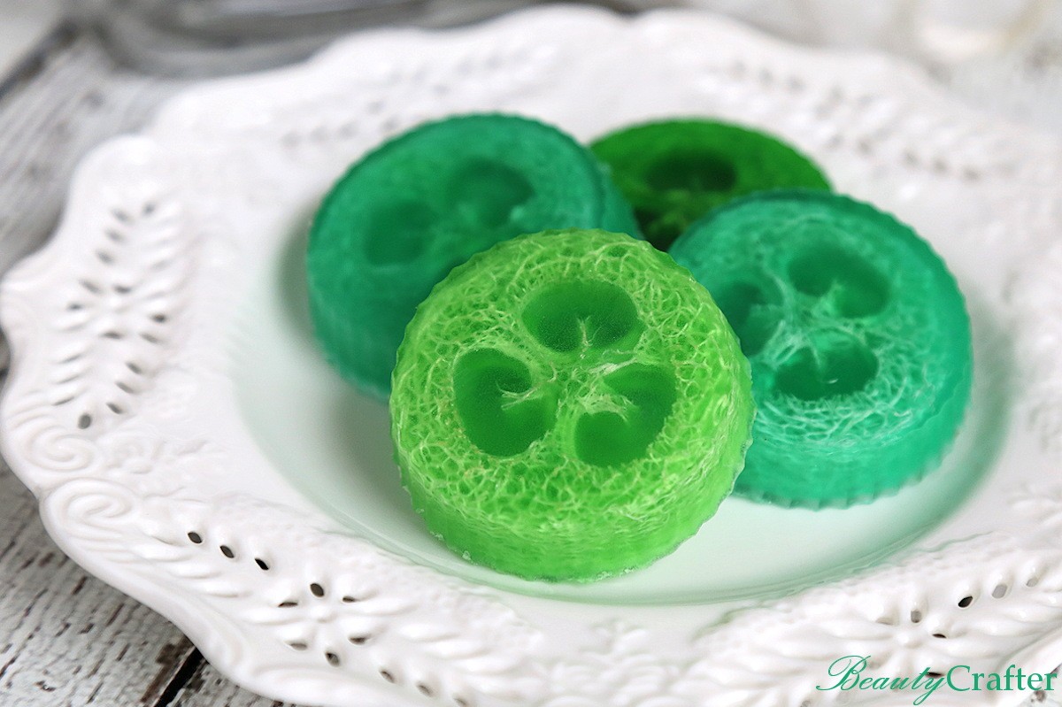 Luffa soap