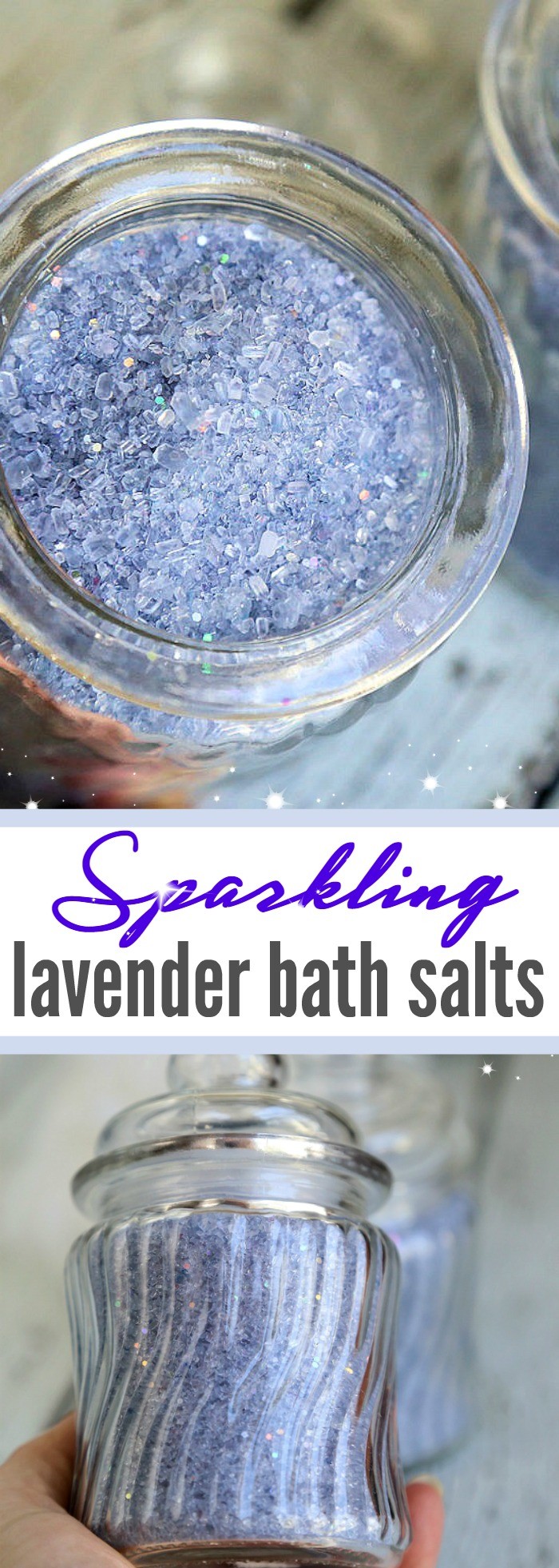 Download Sparkling Lavender Bath Salts - Bath Salt Recipe - Beauty Crafter