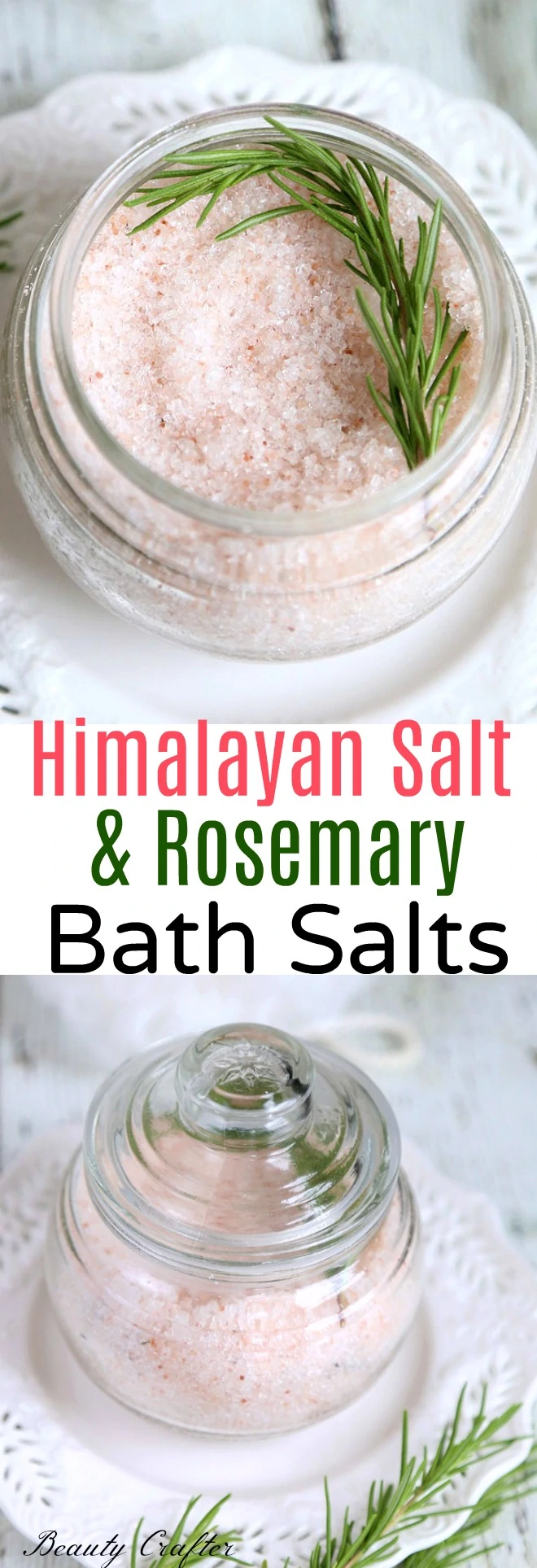 Himalayan Pink Salt Rosemary Bath Salts