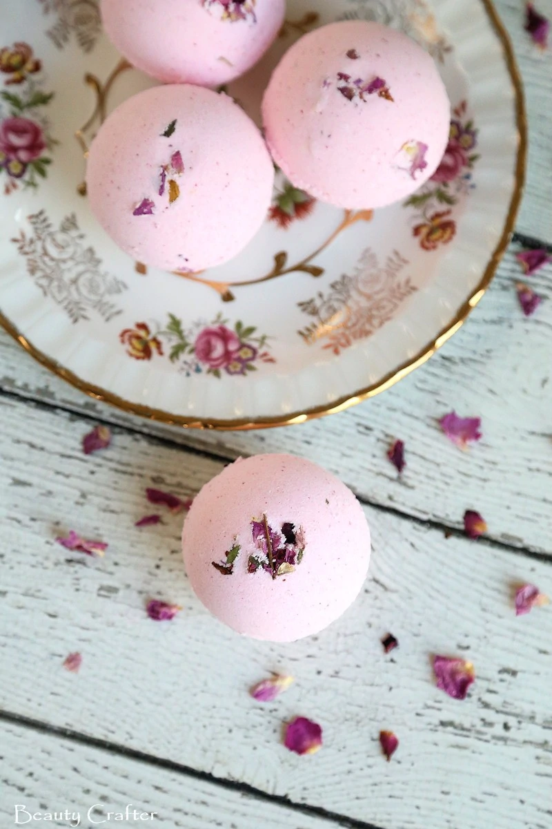 Beauty and the Beast Rose Bath Bombs