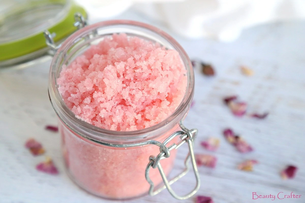 rose body scrub