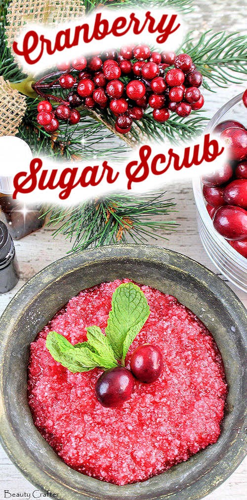Cranberry Sugar Scrub Recipe