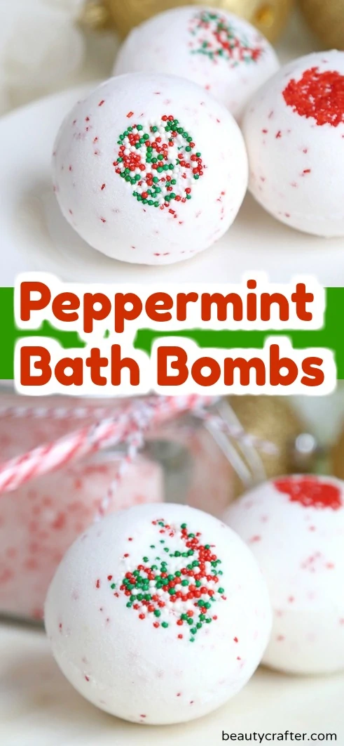 Peppermint Bath Bombs diy