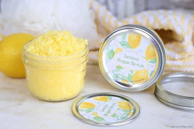 Recette de l'exfoliant au sucre au citron