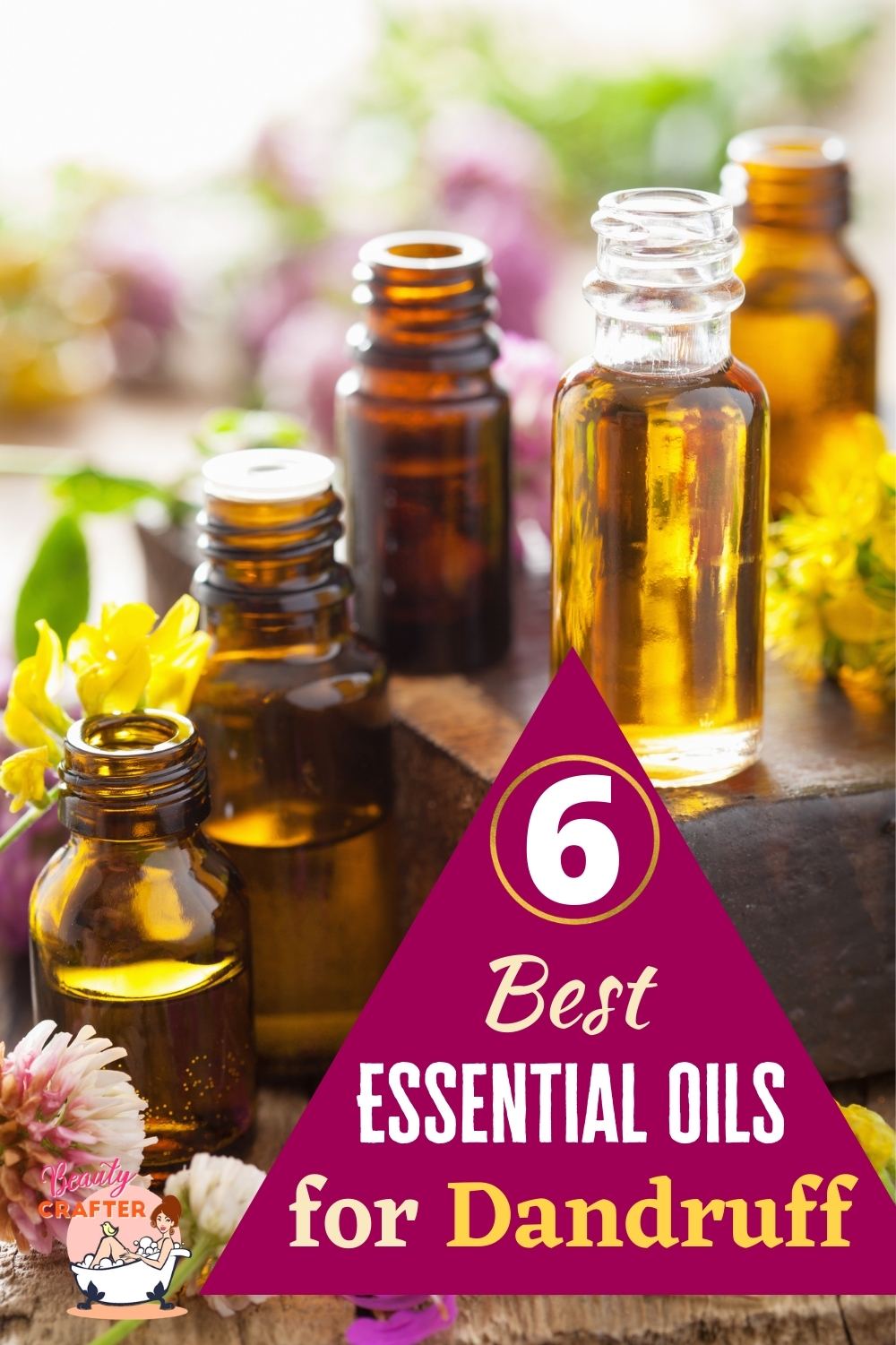 6 Best Essential Oils for Dandruff + Dandruff Rinse Recipe!