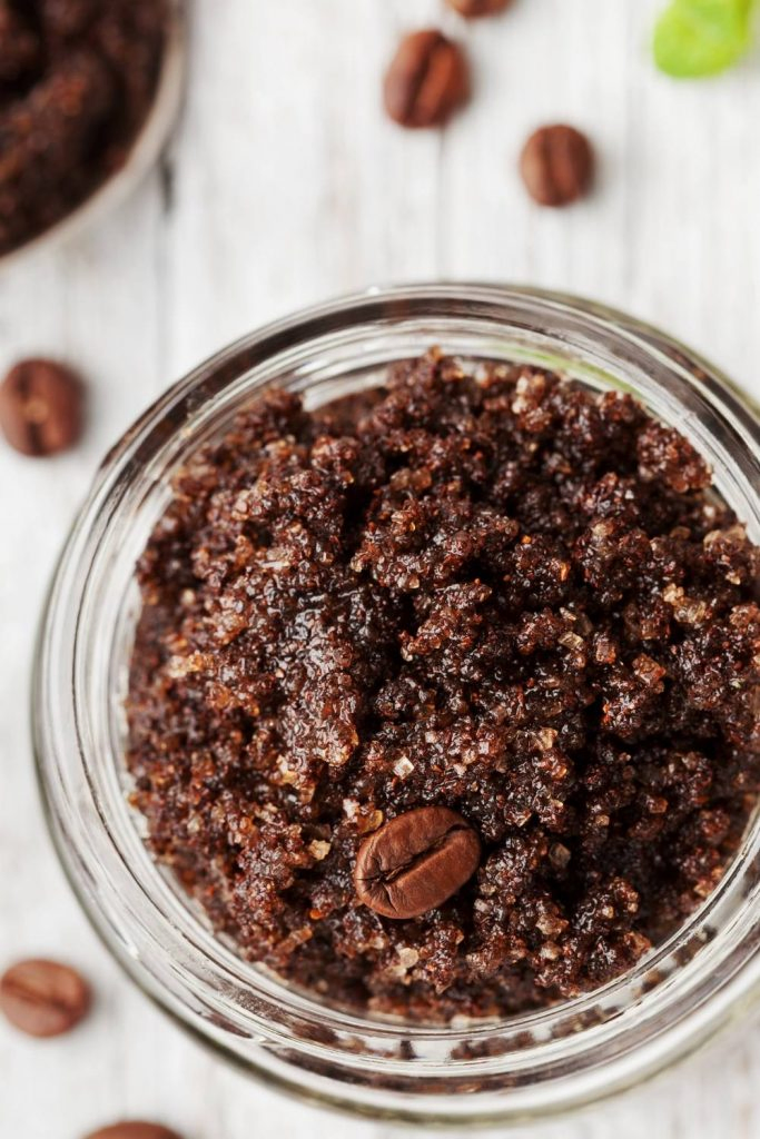 Coffee Body Scrub Recipe with Coconut Oil