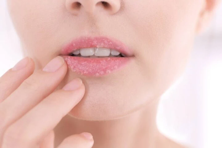 exfoliate lips