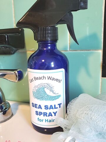 DIY Sea Salt Hair Spray for Beachy Waves